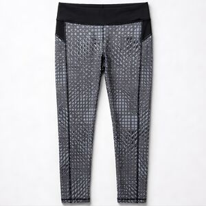 Under Armour Womens Grey Heatgear Compression Cropped Leggings - Small/Petite